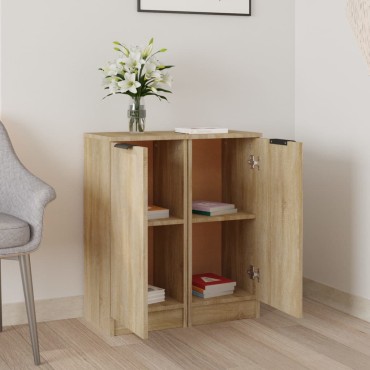 vidaXL Ντουλάπια 2 τεμ. Sonoma Δρυς 30x30x70cm Επεξεργασμένο Ξύλο