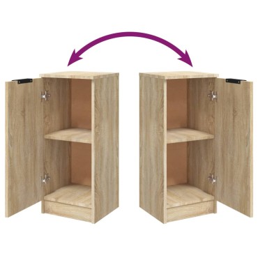 vidaXL Ντουλάπια 2 τεμ. Sonoma Δρυς 30x30x70cm Επεξεργασμένο Ξύλο