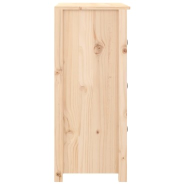 vidaXL Συρταριέρα 70x35x80cm από Μασίφ Ξύλο Πεύκου 1 τεμ.
