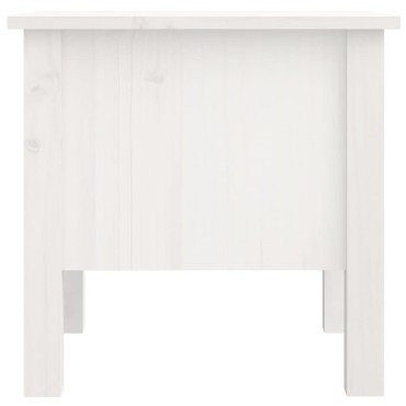 vidaXL Βοηθητικά Τραπέζια 2 τεμ. Λευκά 40x40x39cm Μασίφ Ξύλο Πεύκου