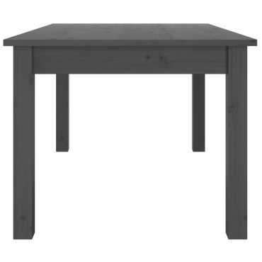 vidaXL Τραπεζάκι Σαλονιού Γκρι 80x50x40cm από Μασίφ Ξύλο Πεύκου 1 τεμ.