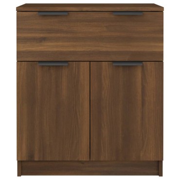 vidaXL Μπουφές Καφέ Δρυς 60x30x70cm από Επεξεργασμένο Ξύλο 1 τεμ.