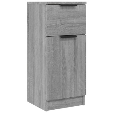 vidaXL Ντουλάπια 2 τεμ. Γκρι Sonoma 30x30x70cm Επεξεργασμένο Ξύλο