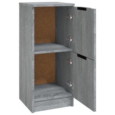vidaXL Ντουλάπια 2 τεμ. Γκρι Sonoma 30x30x70cm Επεξεργασμένο Ξύλο