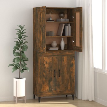 vidaXL Ντουλάπι Καπνιστή Δρυς 69,5x34x90cm Επεξεργασμένο Ξύλο 1 τεμ.