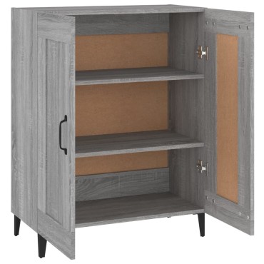 vidaXL Ντουλάπι Γκρι Sonoma 69,5x34x90cm από Επεξεργασμένο Ξύλο 1 τεμ.