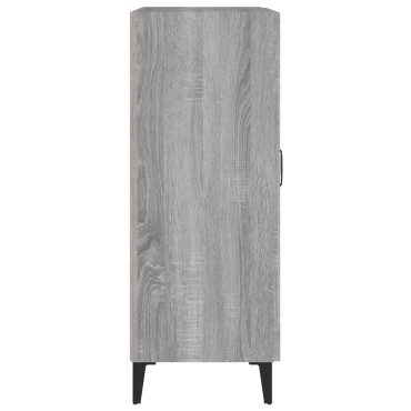 vidaXL Ντουλάπι Γκρι Sonoma 69,5x34x90cm από Επεξεργασμένο Ξύλο 1 τεμ.