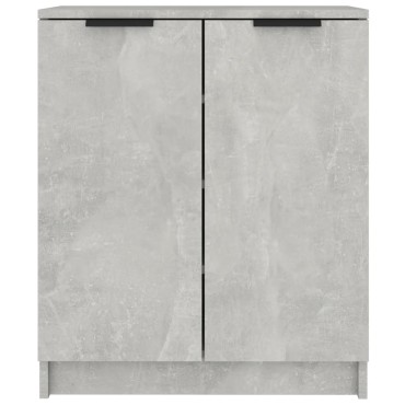 vidaXL Παπουτσοθήκη Γκρι Σκυροδέματος 59x35x70cm Επεξεργασμένο Ξύλο 1 τεμ.