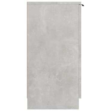 vidaXL Παπουτσοθήκη Γκρι Σκυροδέματος 59x35x70cm Επεξεργασμένο Ξύλο 1 τεμ.