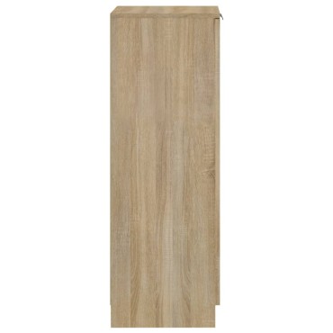 vidaXL Παπουτσοθήκη Sonoma Δρυς 30x35x100cm από Επεξεργασμένο Ξύλο 1 τεμ.