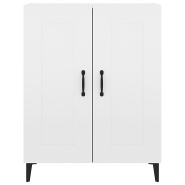 vidaXL Ντουλάπι Γυαλιστερό Λευκό 69,5x34x90cm Επεξεργασμένο Ξύλο 1 τεμ.