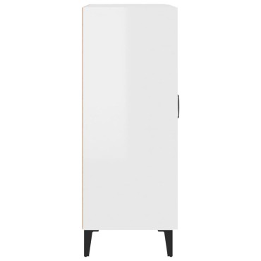 vidaXL Ντουλάπι Γυαλιστερό Λευκό 69,5x34x90cm Επεξεργασμένο Ξύλο 1 τεμ.