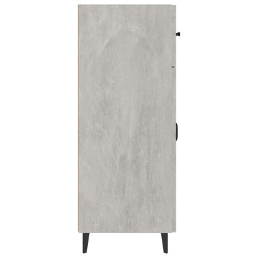 vidaXL Ντουλάπι Γκρι Σκυροδέματος 69,5x34x90cm Επεξεργασμένο Ξύλο 1 τεμ.