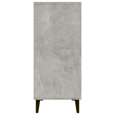 vidaXL Ντουλάπι Γκρι Σκυροδέματος 90x34x80cm Επεξεργασμένο Ξύλο 1 τεμ.