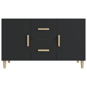 vidaXL Ντουλάπι Μαύρο 100x36x60cm από Επεξεργασμένο Ξύλο 1 τεμ.