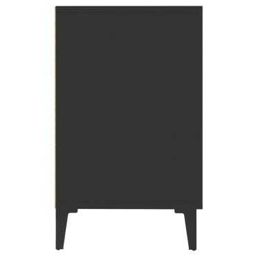 vidaXL Ντουλάπι Μαύρο 100x36x60cm από Επεξεργασμένο Ξύλο 1 τεμ.