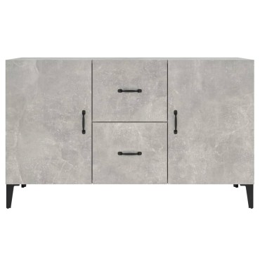 vidaXL Ντουλάπι Γκρι Σκυροδέματος 100x36x60cm Επεξεργασμένο Ξύλο 1 τεμ.