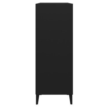 vidaXL Ντουλάπι Μαύρο 69,5x32,5x90cm από Επεξεργασμένο Ξύλο 1 τεμ.
