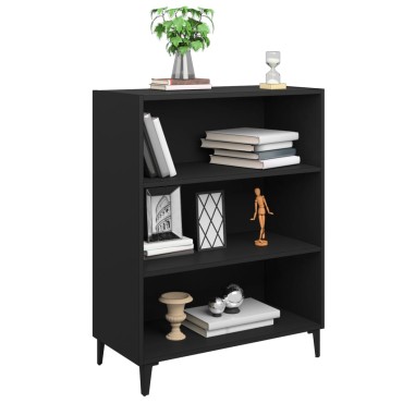 vidaXL Ντουλάπι Μαύρο 69,5x32,5x90cm από Επεξεργασμένο Ξύλο 1 τεμ.