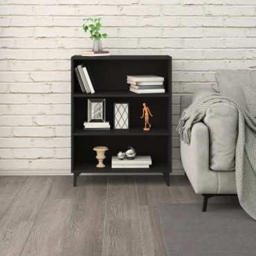 vidaXL Ντουλάπι Μαύρο 69,5x32,5x90cm από Επεξεργασμένο Ξύλο 1 τεμ.