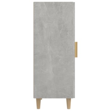 vidaXL Ντουλάπι Γκρι Σκυροδέματος 34,5x34x90cm Επεξεργασμένο Ξύλο 1 τεμ.