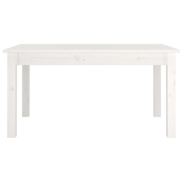 vidaXL Τραπεζάκι Σαλονιού Λευκό 80x50x40cm από Μασίφ Ξύλο Πεύκου 1 τεμ.