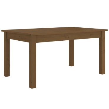 vidaXL Τραπεζάκι Σαλονιού Καφέ Μελί 80x50x40cm Μασίφ Ξύλο Πεύκου 1 τεμ.