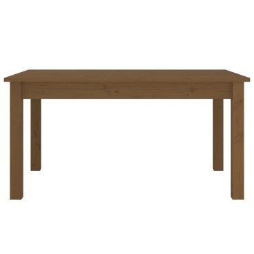 vidaXL Τραπεζάκι Σαλονιού Καφέ Μελί 80x50x40cm Μασίφ Ξύλο Πεύκου 1 τεμ.