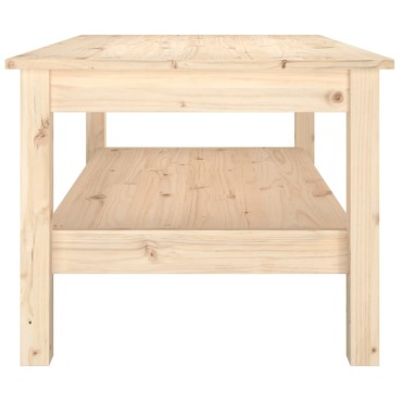 vidaXL Τραπεζάκι Σαλονιού 80x50x40cm από Μασίφ Ξύλο Πεύκου 1 τεμ.