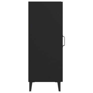 vidaXL Ντουλάπι Μαύρο 34,5x34x90cm από Επεξεργασμένο Ξύλο 1 τεμ.