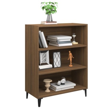 vidaXL Ντουλάπι Καφέ Δρυς 69,5x32,5x90cm από Επεξεργασμένο Ξύλο 1 τεμ.