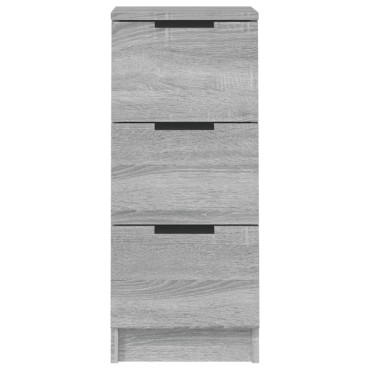 vidaXL Ντουλάπια 2 τεμ. Γκρι Sonoma 30x30x70cm Επεξεργασμένο Ξύλο