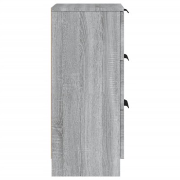 vidaXL Ντουλάπια 2 τεμ. Γκρι Sonoma 30x30x70cm Επεξεργασμένο Ξύλο