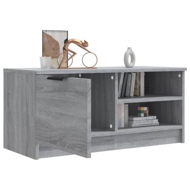 vidaXL Έπιπλο Τηλεόρασης Γκρι Sonoma 80x35x36,5cm Επεξεργασμένο Ξύλο