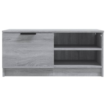 vidaXL Έπιπλο Τηλεόρασης Γκρι Sonoma 80x35x36,5cm Επεξεργασμένο Ξύλο