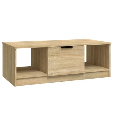 vidaXL Τραπεζάκι Σαλονιού Sonoma Δρυς 102x50x36cm Επεξεργασμένο Ξύλο 1 τεμ.