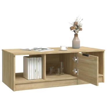 vidaXL Τραπεζάκι Σαλονιού Sonoma Δρυς 102x50x36cm Επεξεργασμένο Ξύλο 1 τεμ.