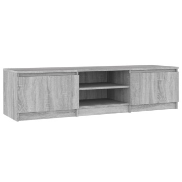 vidaXL Έπιπλο Τηλεόρασης Γκρι Sonoma 140x40x35,5cm από Επεξεργ. Ξύλο