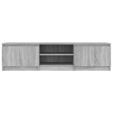 vidaXL Έπιπλο Τηλεόρασης Γκρι Sonoma 140x40x35,5cm από Επεξεργ. Ξύλο