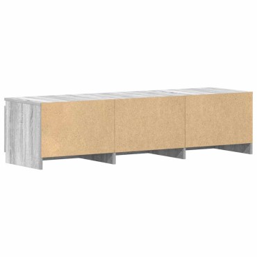 vidaXL Έπιπλο Τηλεόρασης Γκρι Sonoma 140x40x35,5cm από Επεξεργ. Ξύλο