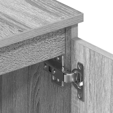 vidaXL Έπιπλο Τηλεόρασης Γκρι Sonoma 140x40x35,5cm από Επεξεργ. Ξύλο