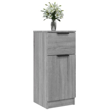 vidaXL Ντουλάπι Γκρι Sonoma 30x30x70cm από Επεξεργασμένο Ξύλο 1 τεμ.