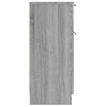 vidaXL Ντουλάπι Γκρι Sonoma 30x30x70cm από Επεξεργασμένο Ξύλο 1 τεμ.