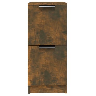 vidaXL Ντουλάπια 2 τεμ. Καπνιστή δρυς 30x30x70cm Επεξεργασμένο Ξύλο