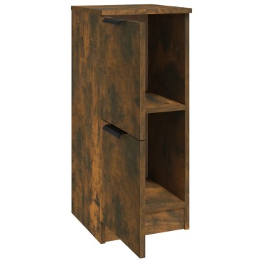 vidaXL Ντουλάπια 2 τεμ. Καπνιστή δρυς 30x30x70cm Επεξεργασμένο Ξύλο