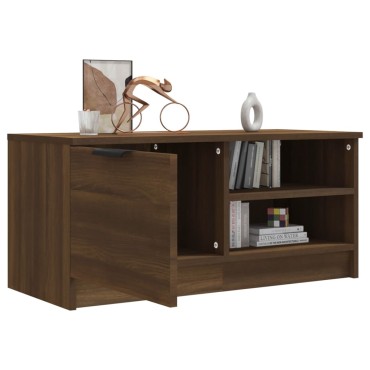 vidaXL Έπιπλο Τηλεόρασης Καφέ Δρυς 80x35x36,5cm Επεξεργασμένο Ξύλο