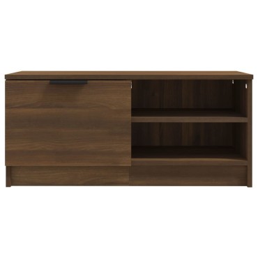 vidaXL Έπιπλο Τηλεόρασης Καφέ Δρυς 80x35x36,5cm Επεξεργασμένο Ξύλο
