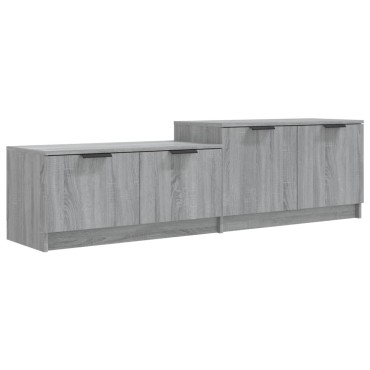 vidaXL Έπιπλο Τηλεόρασης Γκρι Sonoma 158,5x36x45cm Επεξεργασμένο Ξύλο