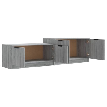 vidaXL Έπιπλο Τηλεόρασης Γκρι Sonoma 158,5x36x45cm Επεξεργασμένο Ξύλο