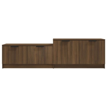 vidaXL Έπιπλο Τηλεόρασης Καφέ Δρυς 158,5x36x45cm Επεξεργασμένο Ξύλο